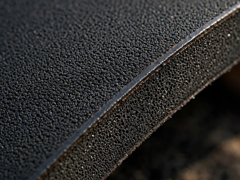 High-density closed-cell EVA foam texture and laser-cut beveled edge detail